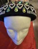 Velvet headbands with jewelry stones